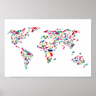 katten van het wereldposter poster