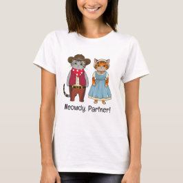 Katten van het Wilde Westen, western T-shirt