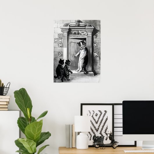 Katten van Louis Wain Poster (Thuiskantoor)
