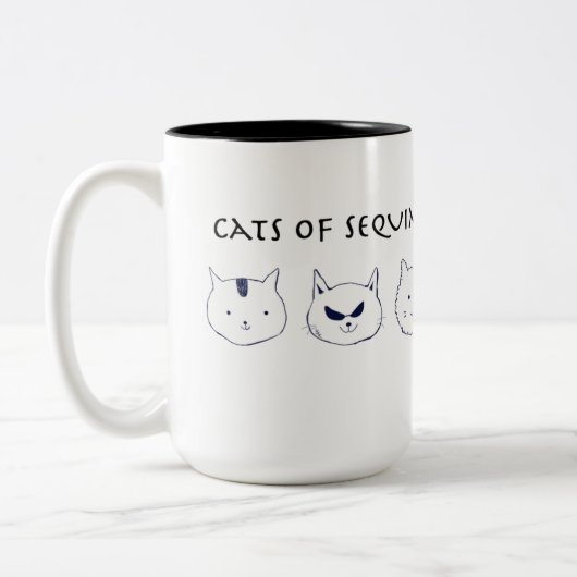 Katten van Sequim Grote Mok (Links)