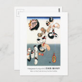 Katten van Utagawa Kuniyoshi Briefkaart (Voorkant / Achterkant)