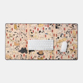 Katten van Utagawa Kuniyoshi Bureaumat (Keyboard & Muis)