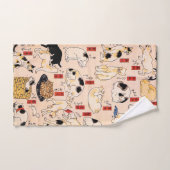Katten van Utagawa Kuniyoshi Handdoek (Handdoek)