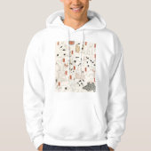 Katten van Utagawa Kuniyoshi Hoodie (Voorkant)