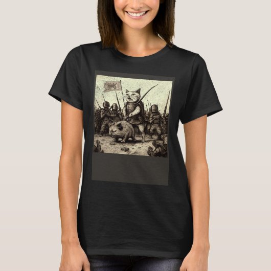 Katten Varkens Oorlog T-shirt (Voorkant)