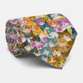 Katten Veel & veel Katten Stropdas (Opgerold)