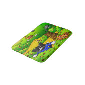 Katten verbergen en zoeken badmat (Gekanteld)