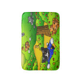 Katten verbergen en zoeken badmat (Voorkant Verticaal)