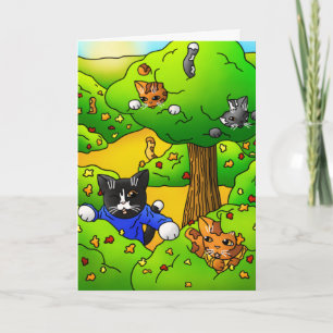 Katten verbergen en zoeken kaart