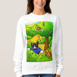 Katten verbergen en zoeken trui