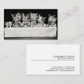 Katten Verdrukte thee Visitekaartje (Voorkant / Achterkant)