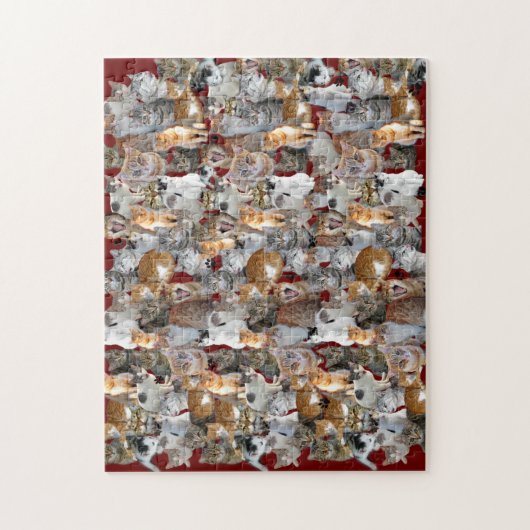 Katten vergaderpunt legpuzzel (Verticaal)