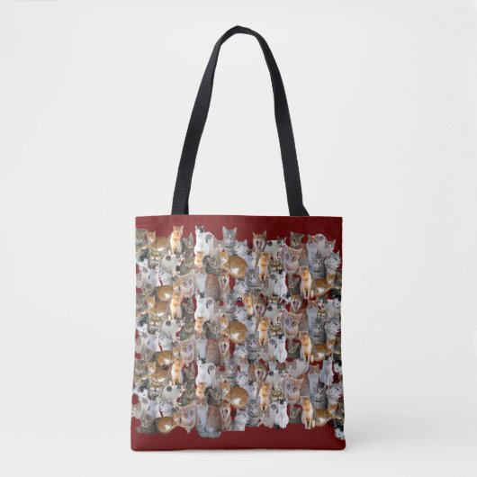 Katten vergaderpunt tote bag (Voorkant)