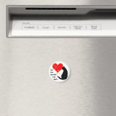 Katten verlaten Paw-Prints in ons hart Magneet (Insitu (Vaatwasser))