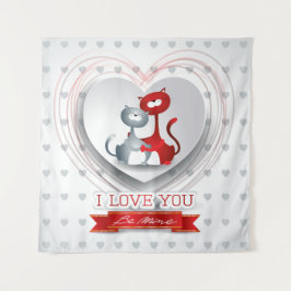 Katten Verlief Wandkleed