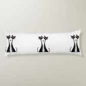 Katten Verliefd Lichaamskussen (Achterkant)