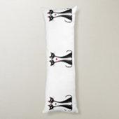 Katten Verliefd Lichaamskussen (Achterkant (Verticaal))