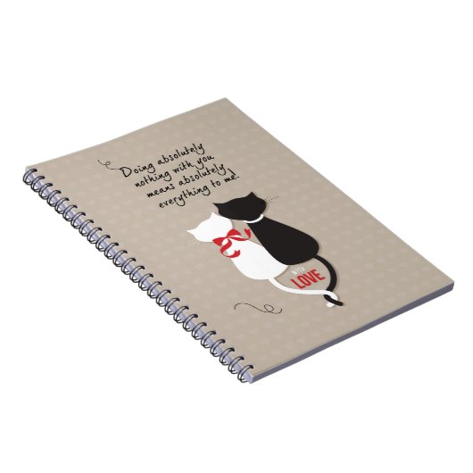 Katten Verliefd Notitieboek (Rechterzijde)