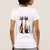 Katten verliefd t-shirt (Achterkant)