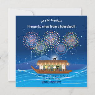 Katten Verrukkelijk In Vuurwerk Flat Invitation Ka