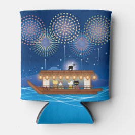 Katten Verrukking in vuurwerk Aan boord van een wo Blikjeskoeler