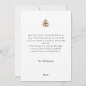 Katten verstrikt in kerstboom vakantie Kaart (Achterkant)