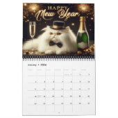 Katten vieren Feestdagen in het jaar 20XX Kalender (Jan 2026)