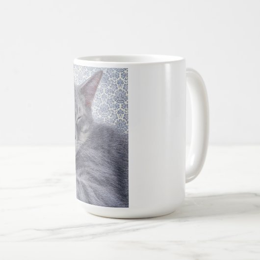 Katten vintage koffiemok (Voorkant rechts)