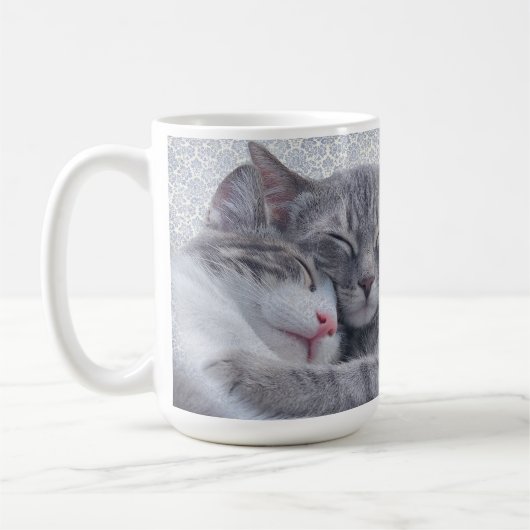 Katten vintage koffiemok (Links)