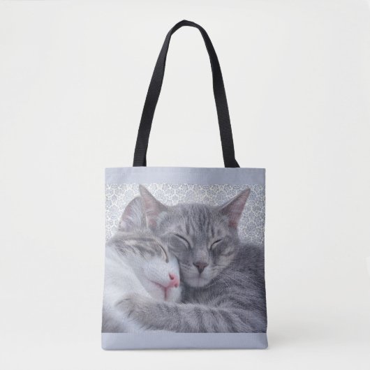 Katten vintage tote bag (Voorkant)