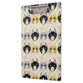 Katten visgraat beige klembord (Links)