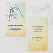 katten visitekaartje (Voorkant / Achterkant)