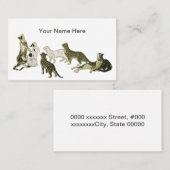 katten visitekaartje (Voorkant / Achterkant)