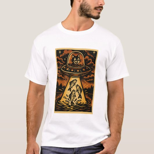 Katten Vissen T-Shirt (Voorkant)