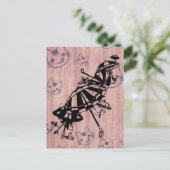 Katten vlakken Parasols Parasols Paraprellas Kunst Briefkaart (Staand voorkant)