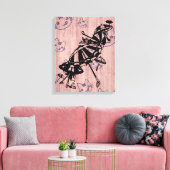 Katten vlakken Parasols Parasols Paraprellas Kunst Canvas Afdruk (Insitu (Woonkamer))