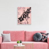 Katten vlakken Parasols Parasols Paraprellas Kunst Canvas Afdruk (Insitu (Woonkamer))