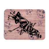 Katten vlakken Parasols Parasols Paraprellas Kunst Magneet (Horizontaal)