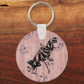 Katten vlakken Parasols Parasols Paraprellas Kunst Sleutelhanger (Voorkant)