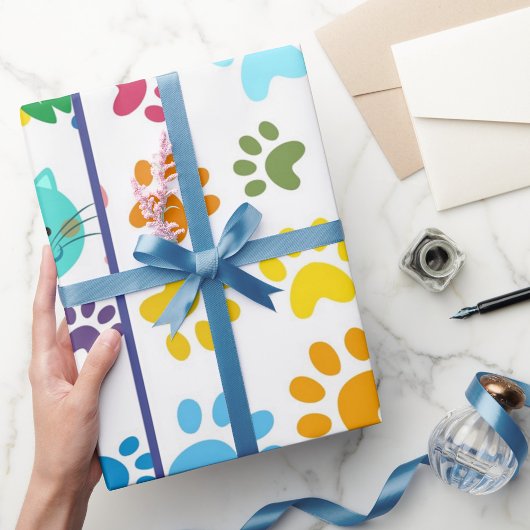 Katten Vlees Cadeaupapier