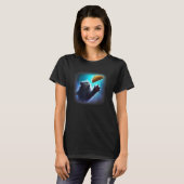 Katten vliegen taco vangen t-shirt (Voorkant volledig)