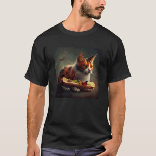Katten Vlinder Hot Dogs T-shirt