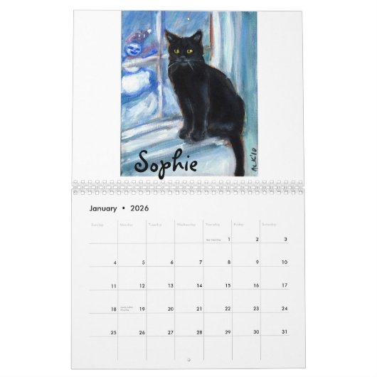 Katten volgens Angie 2011-kalender Kalender (Jan 2026)