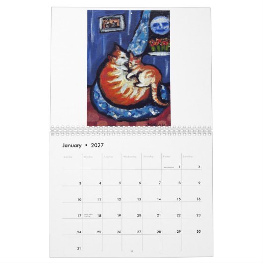 Katten volgens Angie 2013 Agenda Kalender (Jan 2027)