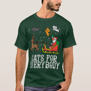 Katten voor alle kerstfeestdagen voor kerstmis t-shirt