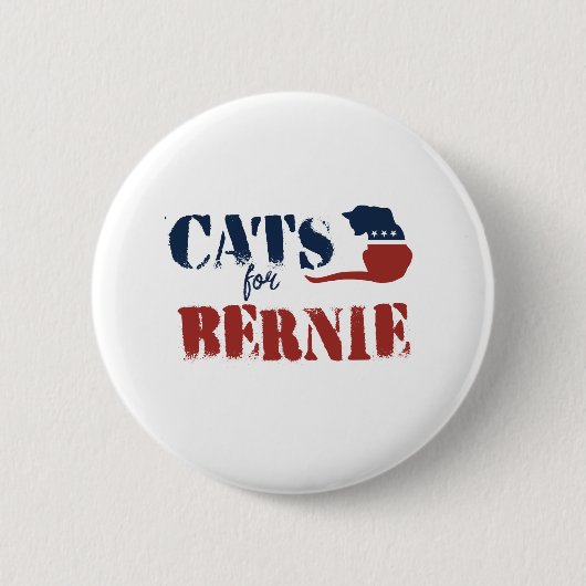 Katten voor Bernie Ronde Button 5,7 Cm (Voorkant)