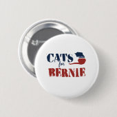 Katten voor Bernie Ronde Button 5,7 Cm (Voorkant /achterkant)