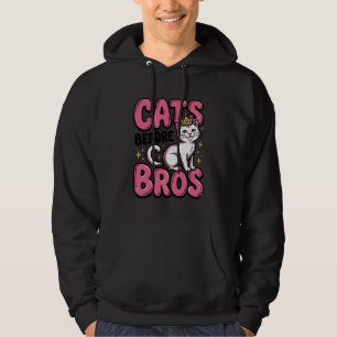 Katten Voor Bros Vintage Kat Kroon T-shirt Ontwerp