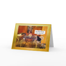 Katten voor de familie van de humor die de taart "