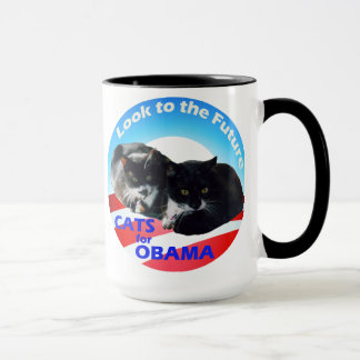 Katten voor de Obama-mok Mok